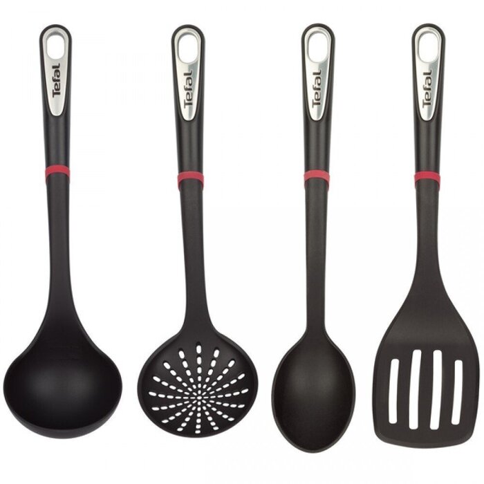 Tefal Набор кухонных аксессуаров Ingenio, 4шт, пластик, черный