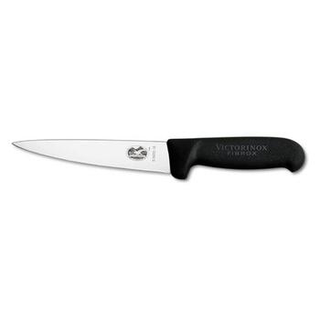 Кухонный нож Victorinox Fibrox Sticking blade 14см с черным цветом. Ручка