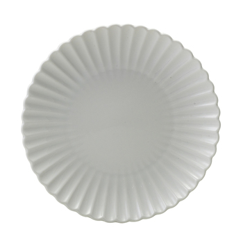 Тарелка 20 см, Incise Porcelain Scalloped, GenWare