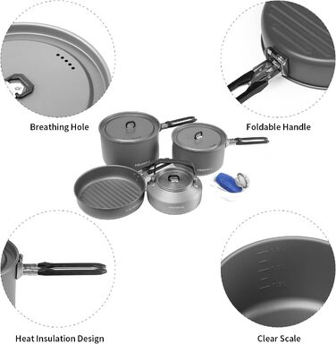 Набір посуду для кемпінгу Fire-Maple