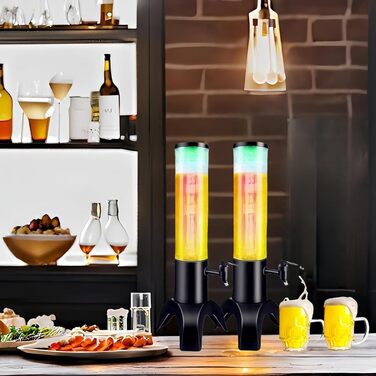 Диспенсер для пива с краном 1,5 л серебряный KUNANG