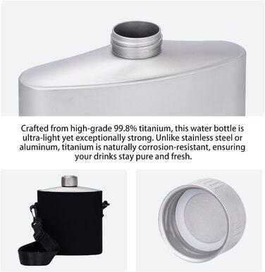 Фляга з антиковзною кришкою для кемпінгу 1,4 л Boundless Voyage