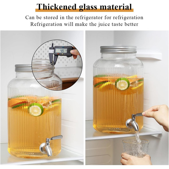 Диспенсер для напоїв з краном 5,5 л Evanda