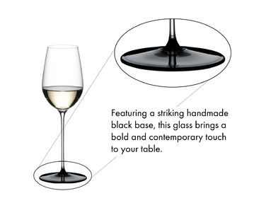 Бокал для белого вина Рислинг 400 мл, Fatto A Mano Black Tie Riedel