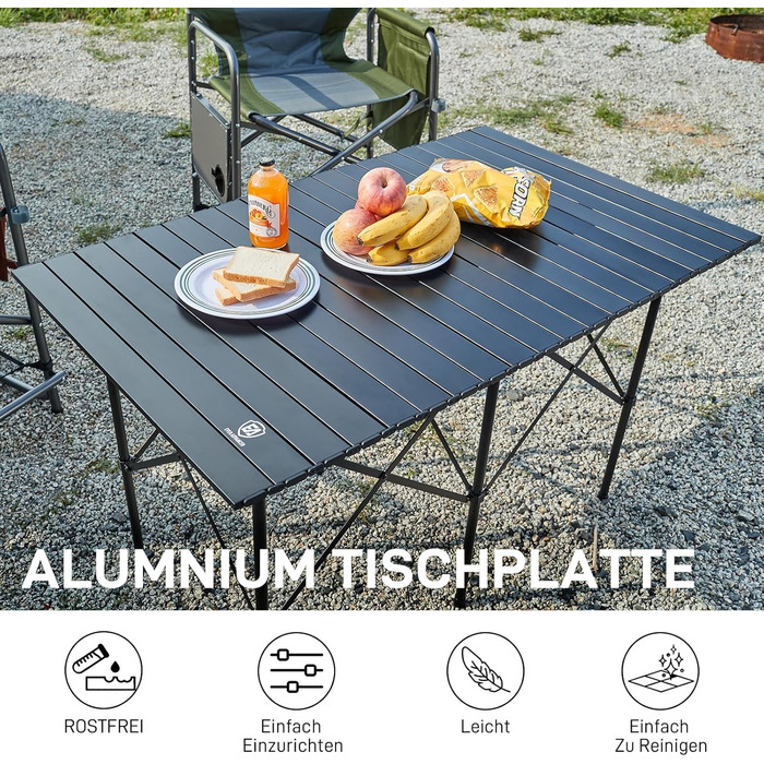 Складной кемпинговый стол 116x70 см EVER ADVANCED