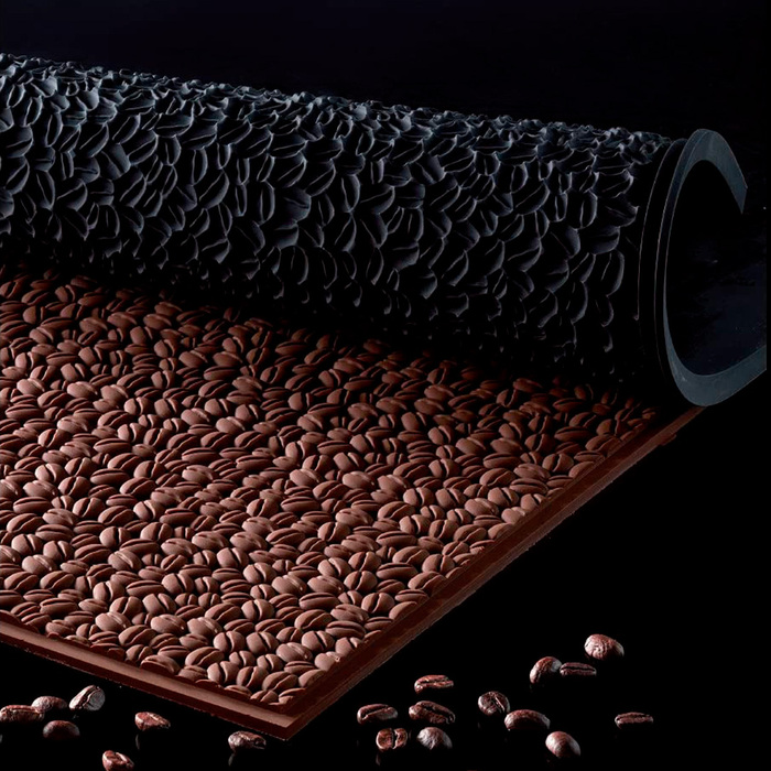 COFFEE MAT Килимок силіконовий для декору 'кавові зерна' 600х400х85мм