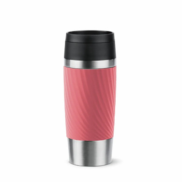 Tefal Термочашка Travel Mug Classic Twist, 0.36л, нержавіюча сталь, кораловий