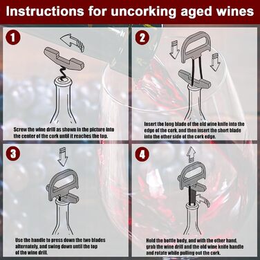 Двосторонній штопор для вина ZONSUSE