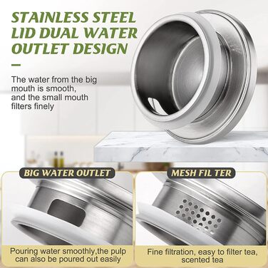 Скляний глечик з кришкою 3 л Liuruiyu