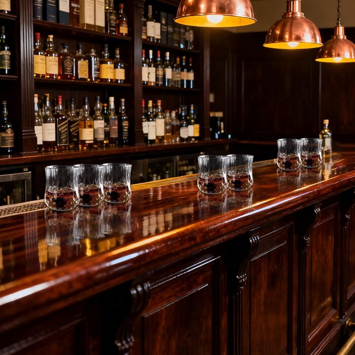 Подарунковий набір для віскі з камінням для охолодження та важкими склянками mkarip