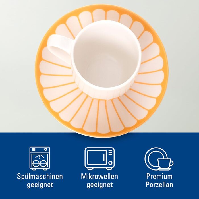 Блюдце к чашке для эспрессо 11,7 см, оранжевый Fleur Villeroy & Boch