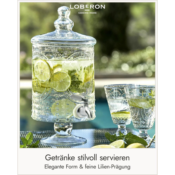 Диспенсер для напоїв 2,5 л Loberon