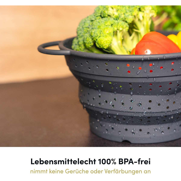 Складаний силіконовий друшляк Hoffmann