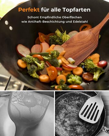 Набір кухонних аксесуарів із натурального тикового дерева 10 предметів Mooues