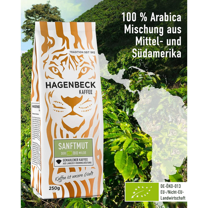 Кава - Кав&39ярня - Смажена кава - Мелені кавові зерна - 250 г - 100 арабіка - Ароматна - Традиційна кавова суміш (Органічна ніжність, 250 г (3 упаковки))