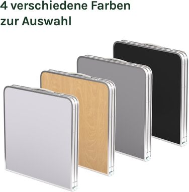 Кемпинговый стол 120x60 см черный WOLTU