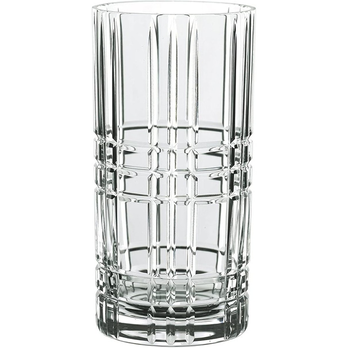 Набір склянок для лонгдринків, 8 предметів з трубочками для пиття Highland Nachtmann