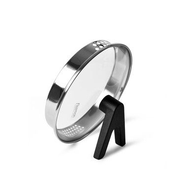 Ківш Fissman ELIZ 18x10 см/2,4 л. зі скляною кришкою нерж. сталь (5317)