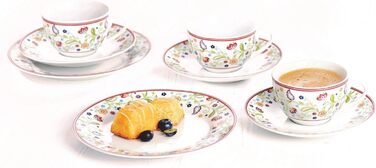 Чайный/кофейный сервиз 18 предметов на 6 персон Ritzenhoff & Breker