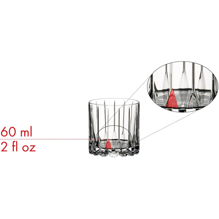 Набір склянок для коктейлів 283 мл 2 предмета Drink Specific Glassware Riedel