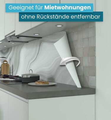 Самоклеящийся кухонный фартук матовый 180 х 60 см MyMaxxi