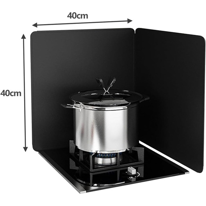 Складаний бризкозахисний екран для кухні 40 х 40 см Evimstil