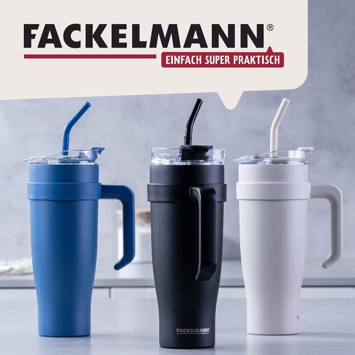 Термокухоль 1200 мл, чорний Fackelmann