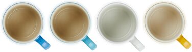 Набор из 4 чашек эспрессо 100 мл, разноцветный Riviera Le Creuset