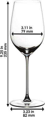 Набор из 2 бокалов для красного вина, хрустальный бокал (Рислинг / Зинфандель), 6449/07 Riedel Veritas Old World Pinot Noir