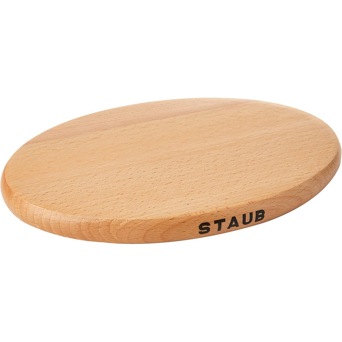 Подставка деревянная магнитная 21 см, овальная Staub