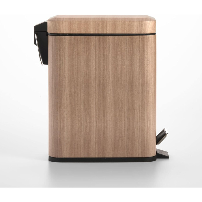 Відро для сміття 5 л з металевою кришкою, Medium Oak mDesign