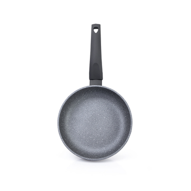 Глибока сковорідка для смаження Fissman GREY STONE 20x5,5 см (4972)