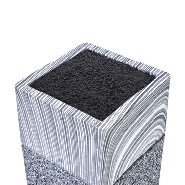 Підставка для кухонних ножів та ножиць Fissman 11x11x23см ГРАФІТ (2877)