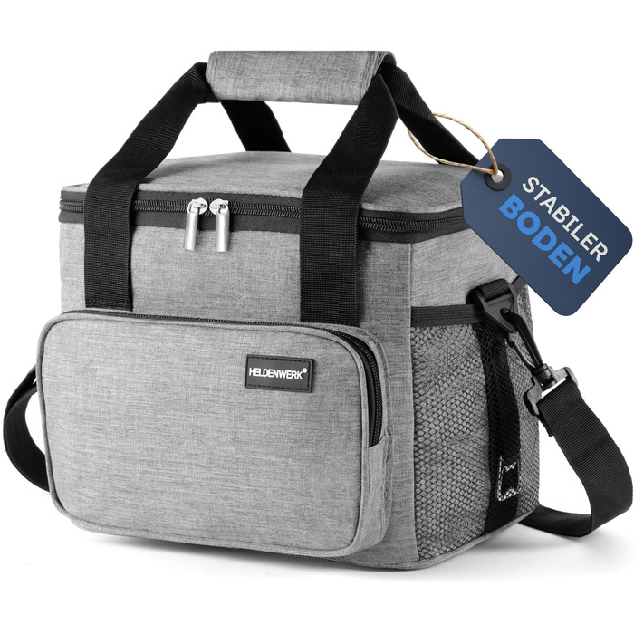 Маленька термосумка 10 л світло-сіра HELDENWERK