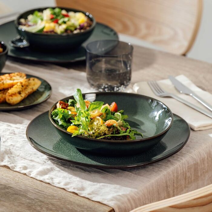 Обідня тарілка 28 см зелена Lave Villeroy & Boch