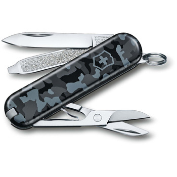 Нож швейцарский 7 функций, 58 мм, камуфляж Victorinox Classic SD