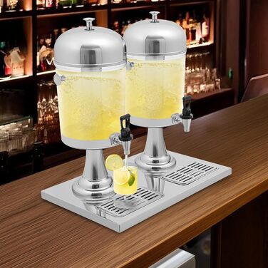 Двоярусний диспенсер для охолоджених напоїв 8 л YOICUATGNA