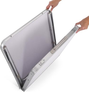 Складной кемпинговый стол белый Raburg