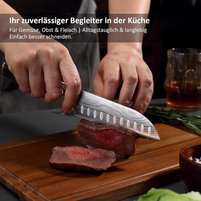 Кухонный нож-санток 13 см PAUDIN