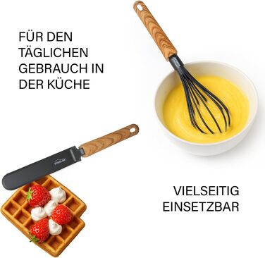 Набір кухонного начиння Back to Nature, імітація дерева, 9 предметів STONELINE