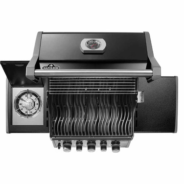 Газовый гриль Napoleon Rogue 425R с боковой горелкой Sizzle Zone и вертилем, черный RB425RSBPK-2-UA-R Код: 013123