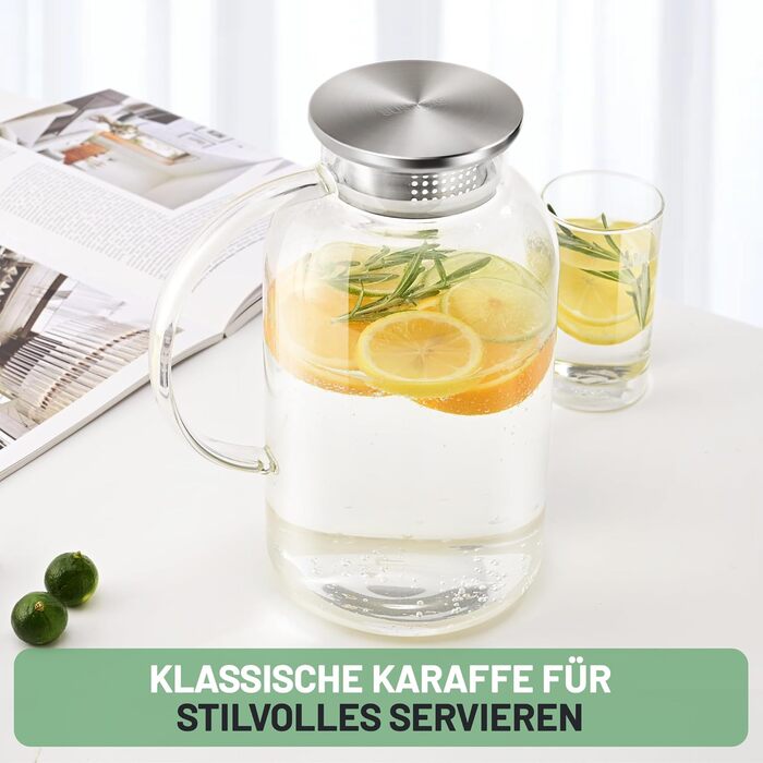 Стеклянный кувшин 2,5л SUSTEAS