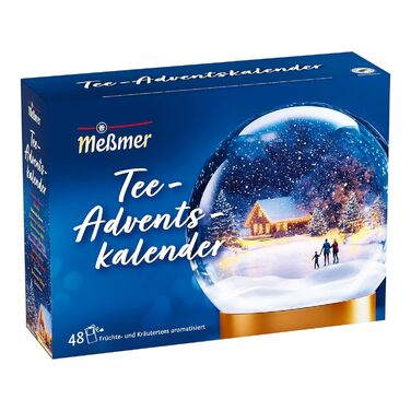 Рождественский адвент-календарь, 48 чайных пакетиков в 24 разновидностях Meßmer