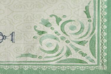 Серветки Maison d&39Hermine зі 100 бавовни, набір з 4 шт. , декоративні серветки, пасхальні серветки, які можна прати, для свят, вечерь, весни, літа (33 см x 48 см) (016 - Jardin du Roy)