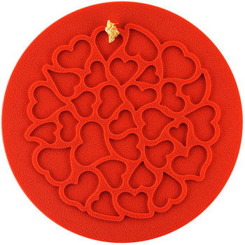 LOVE DECOR  Силіконовий килимок 'LOVE' Ø 180 мм, h 1,50 мм