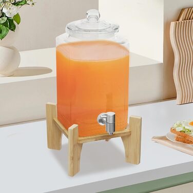 Скляний диспенсер для напоїв 5 л DHQCQL