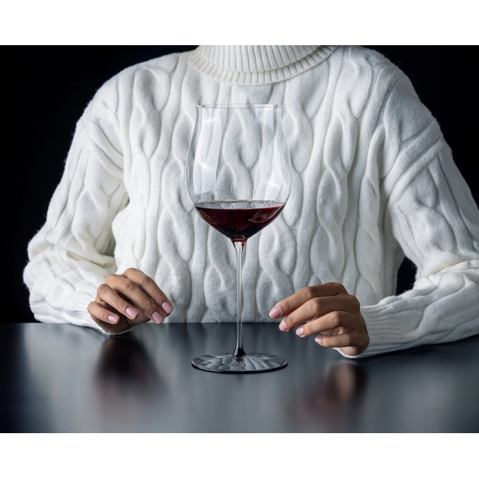 Бокал для красного вина Бургундское Гран Крю 1022 мл, Fatto A Mano Black Tie Riedel