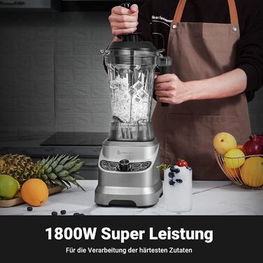 Професійний блендер 1,85 л 1800 Вт AMZCHEF