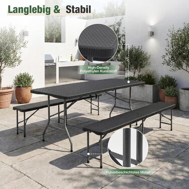 Складной набор мебели для кемпинга Sekey