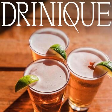 Набор стеклянных бокалов для пива 4 шт 473 мл Drinique